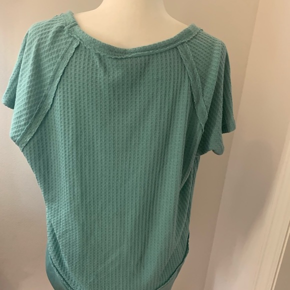 Mudd lt teal tunic, size M - Picture 4 of 6